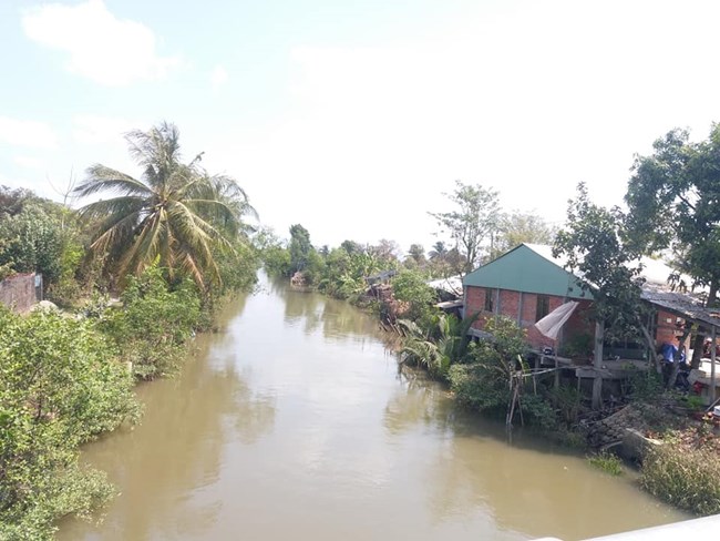 Tiền Giang: Nước mặn sông Tiền giảm, bà con nông dân chủ động đón nguồn nước ngọt (4/4/2020)